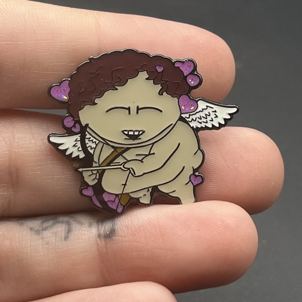 Cartman As Cupid South Park Hearts Lapel‎ Hat Pin